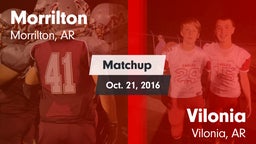Matchup: Morrilton High vs. Vilonia  2016