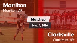 Matchup: Morrilton High vs. Clarksville  2016