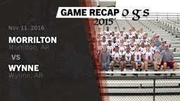 Recap: Morrilton  vs. Wynne  2016