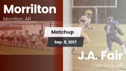 Matchup: Morrilton High vs. J.A. Fair  2017