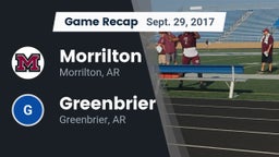 Recap: Morrilton  vs. Greenbrier  2017