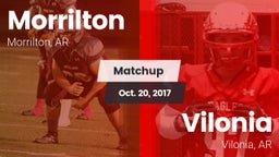 Matchup: Morrilton High vs. Vilonia  2017