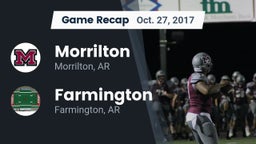 Recap: Morrilton  vs. Farmington  2017