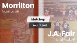 Matchup: Morrilton High vs. J.A. Fair  2018