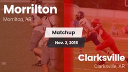 Matchup: Morrilton High vs. Clarksville  2018