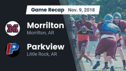 Recap: Morrilton  vs. Parkview  2018
