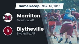 Recap: Morrilton  vs. Blytheville  2018