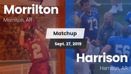 Matchup: Morrilton High vs. Harrison  2019