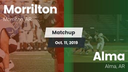 Matchup: Morrilton High vs. Alma  2019