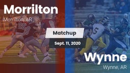 Matchup: Morrilton High vs. Wynne  2020