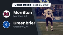 Recap: Morrilton  vs. Greenbrier  2020