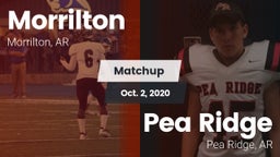 Matchup: Morrilton High vs. Pea Ridge  2020