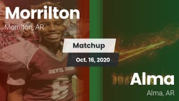 Matchup: Morrilton High vs. Alma  2020