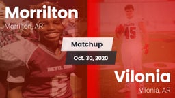 Matchup: Morrilton High vs. Vilonia  2020