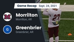 Recap: Morrilton  vs. Greenbrier  2021