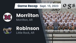 Recap: Morrilton  vs. Robinson  2023