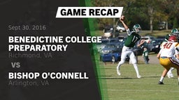 Recap: Benedictine College Preparatory  vs. Bishop O'Connell  2016