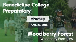 Matchup: Benedictine High vs. Woodberry Forest  2016