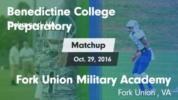 Matchup: Benedictine High vs. Fork Union Military Academy 2016