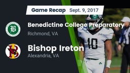Recap: Benedictine College Preparatory  vs. Bishop Ireton  2017