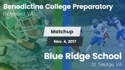 Matchup: Benedictine High vs. Blue Ridge School 2017