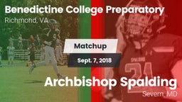 Matchup: Benedictine High vs. Archbishop Spalding  2018