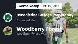 Recap: Benedictine College Preparatory  vs. Woodberry Forest 2018