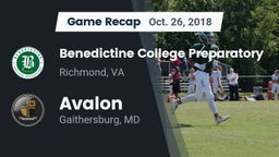 Recap: Benedictine College Preparatory  vs. Avalon  2018