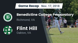 Recap: Benedictine College Preparatory  vs. Flint Hill  2018