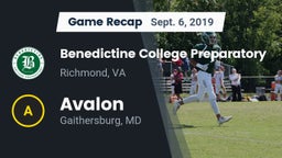 Recap: Benedictine College Preparatory  vs. Avalon  2019