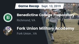 Recap: Benedictine College Preparatory  vs. Fork Union Military Academy 2019