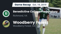 Recap: Benedictine College Preparatory  vs. Woodberry Forest  2019