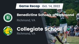 Recap: Benedictine Schools of Richmond vs. Collegiate School 2022