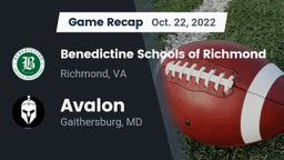 Recap: Benedictine Schools of Richmond vs. Avalon  2022