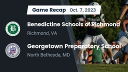 Recap: Benedictine Schools of Richmond vs. Georgetown Preparatory School 2023