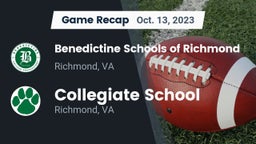 Recap: Benedictine Schools of Richmond vs. Collegiate School 2023
