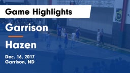 Garrison  vs Hazen  Game Highlights - Dec. 16, 2017