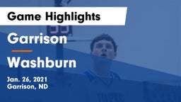 Garrison  vs Washburn  Game Highlights - Jan. 26, 2021