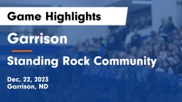 Garrison  vs Standing Rock Community  Game Highlights - Dec. 22, 2023
