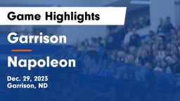 Garrison  vs Napoleon Game Highlights - Dec. 29, 2023