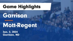 Garrison  vs Mott-Regent  Game Highlights - Jan. 2, 2024