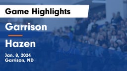 Garrison  vs Hazen  Game Highlights - Jan. 8, 2024