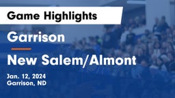 Garrison  vs New Salem/Almont Game Highlights - Jan. 12, 2024