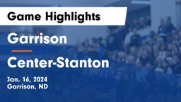 Garrison  vs Center-Stanton  Game Highlights - Jan. 16, 2024