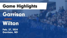 Garrison  vs Wilton  Game Highlights - Feb. 27, 2024