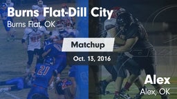 Matchup: Burns Flat-Dill vs. Alex  2016