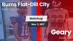 Matchup: Burns Flat-Dill vs. Geary  2017