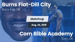 Matchup: Burns Flat-Dill vs. Corn Bible Academy  2018