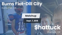Matchup: Burns Flat-Dill vs. Shattuck  2018