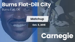 Matchup: Burns Flat-Dill vs. Carnegie 2018